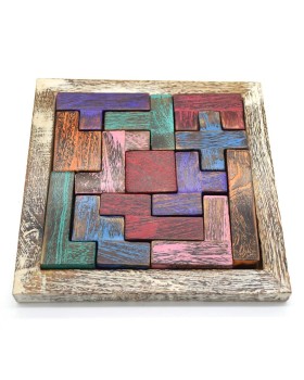 Piece-It-Together Wood Game-Colorful